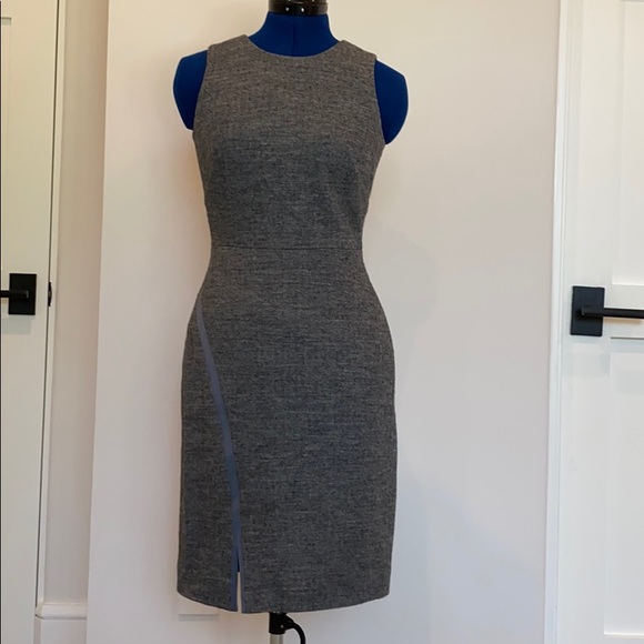 J. Crew Wool Grey Sheath Dress - Picture 1 of 4